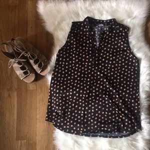 Polka dot blouse